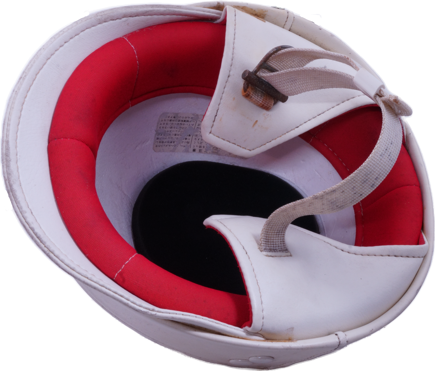 Casque Honda acces Dax blanc et rouge