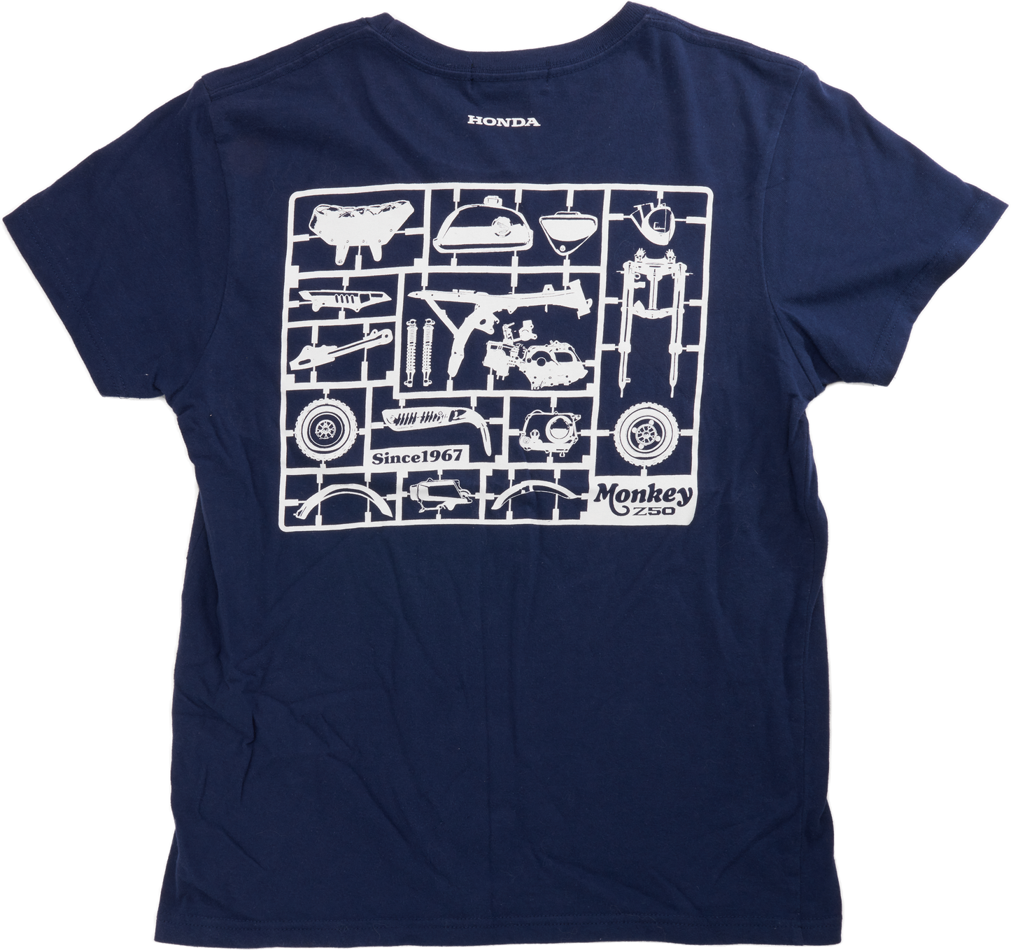 T-shirt Honda Monkey tartan occasion