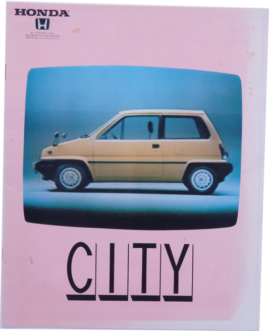 Brochure publicitaire japonaise Honda City livret + info sur Motocompo