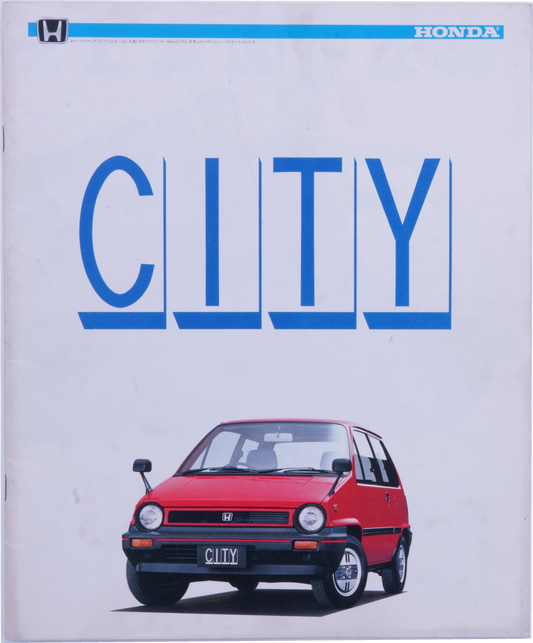 Brochure publicitaire japonaise Honda City livret + info sur Motocompo