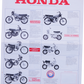 Brochure publicitaire francaise Honda avec game francaise  + DAX