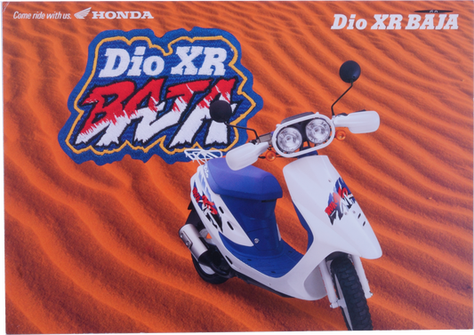 Brochure publicitaire japonaise Honda Dio XR BAJA