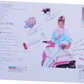Brochure publicitaire japonaise Honda tact Courrèges
