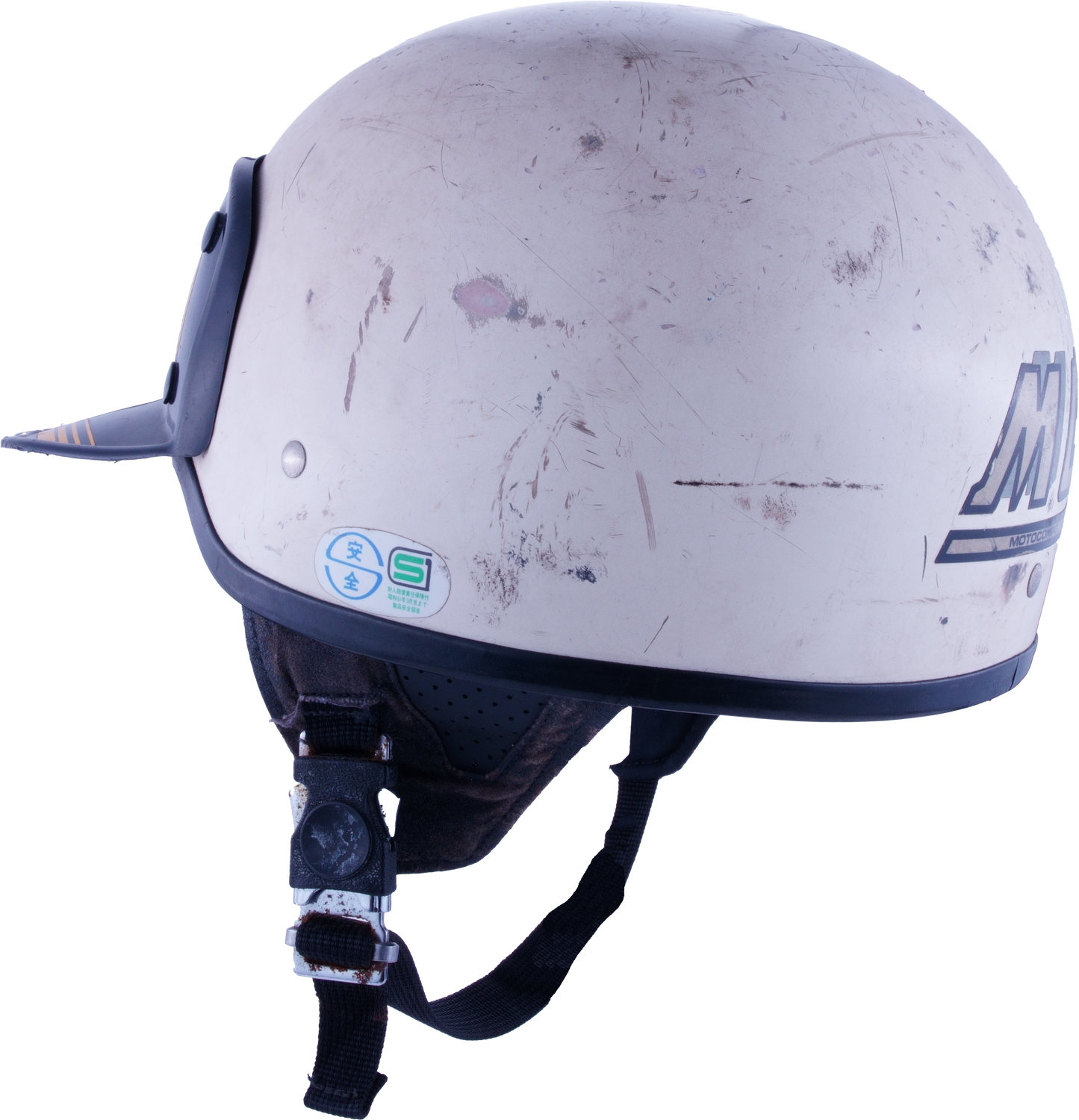 Casque Honda acces shoei Motocompo Blanc ( option rare)