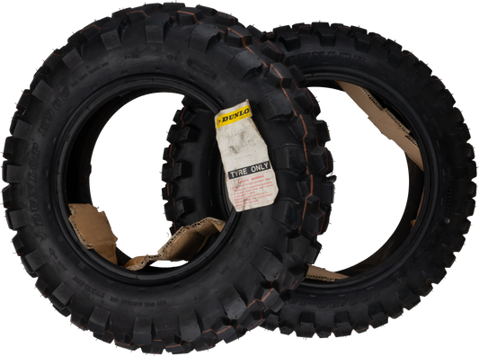 Paire Pneus Dunlop K960 Honda Ez Original Neuf d'époque