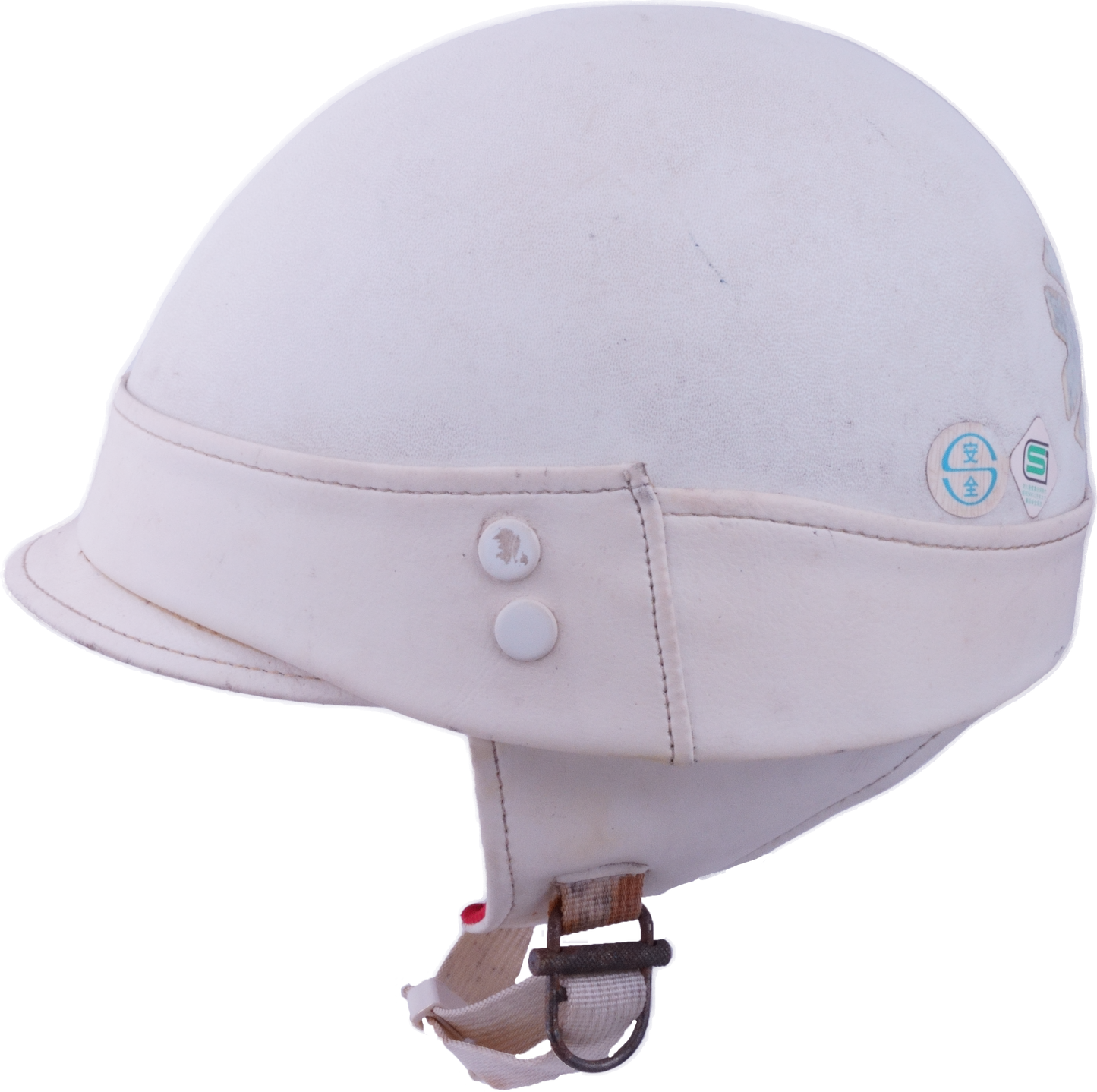 Casque Honda acces Dax blanc et rouge