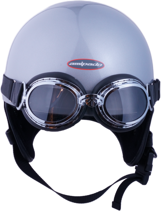 Casque Honda acces vintage avec lunette