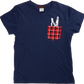 T-shirt Honda Monkey tartan occasion