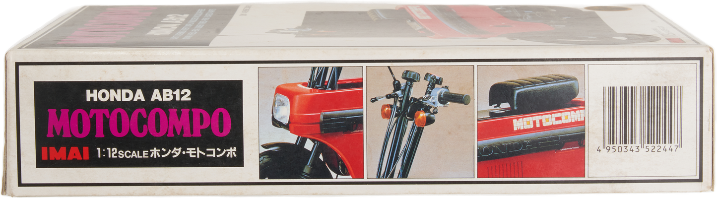 Maquette 1/12 Imai vintage Motocompo rouge vintage imai