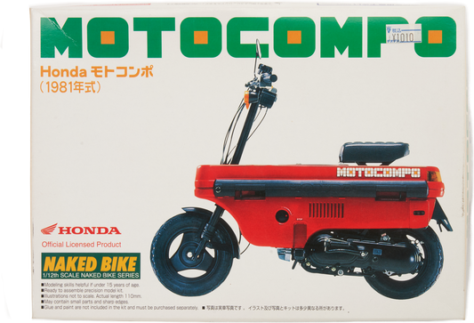 Maquette 1/12 Imai Motocompo rouge naked bike serie