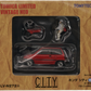 Figurine Honda City Red +  Motocompo 81