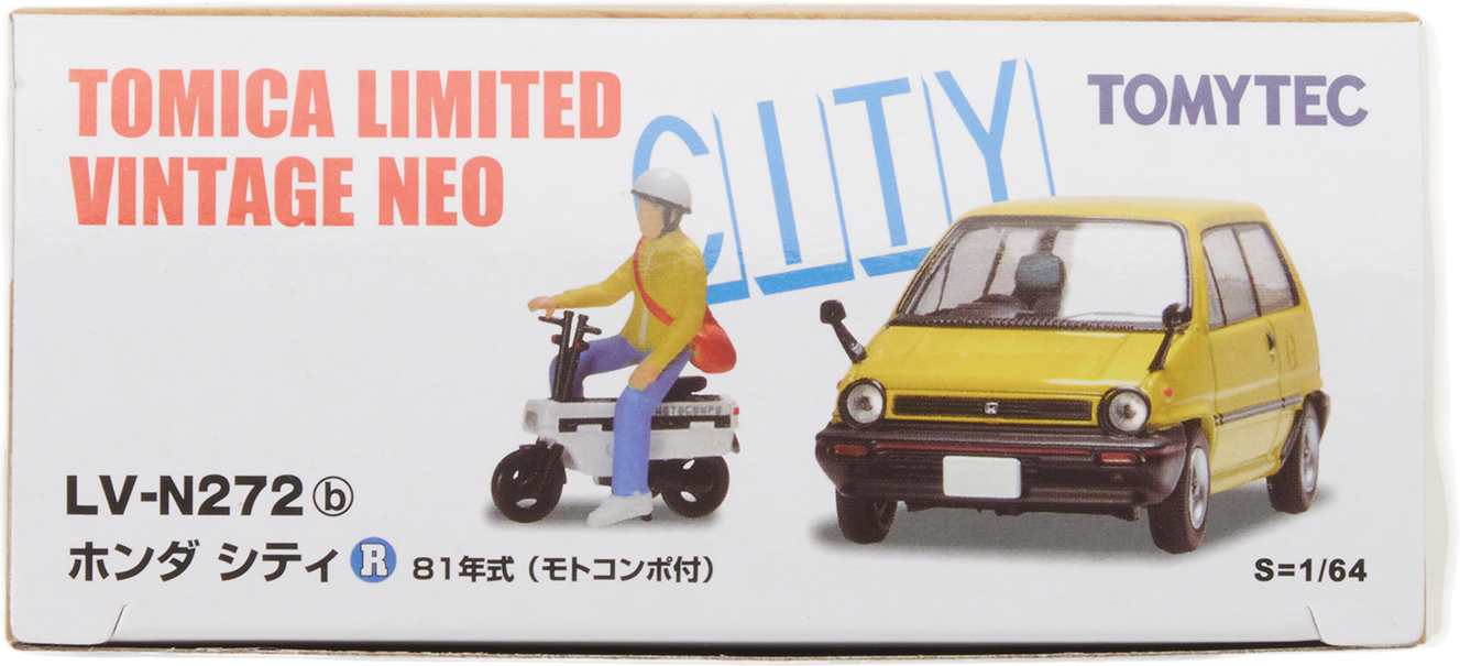 Figurine Honda City yellow+  Motocompo 81