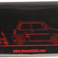 Voiture Honda City turbo 2 rouge noir+  Motocompo 81