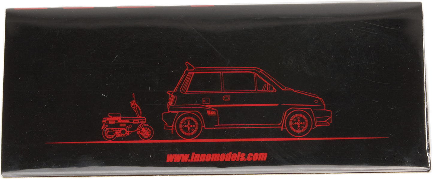 Voiture Honda City turbo 2 rouge noir+  Motocompo 81