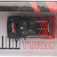 Voiture Honda City turbo 2 rouge noir+  Motocompo 81
