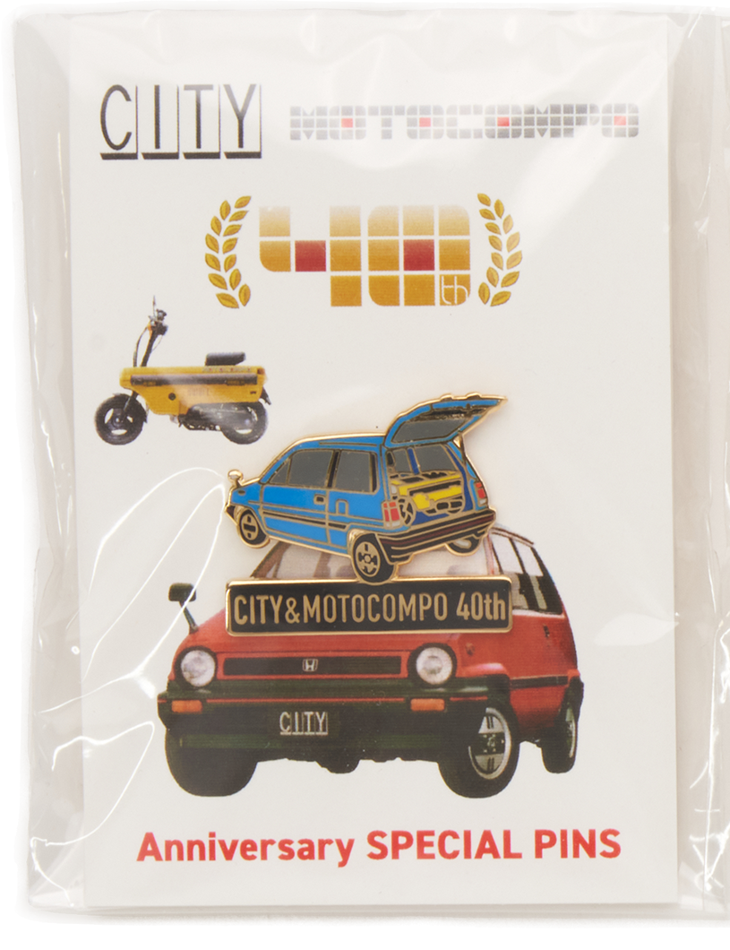 Honda city anniversary + motocompo chargé dans le cofre jaune 2021.11.11