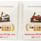 Pin's Motocompo anniversary blanc 2021.11.11