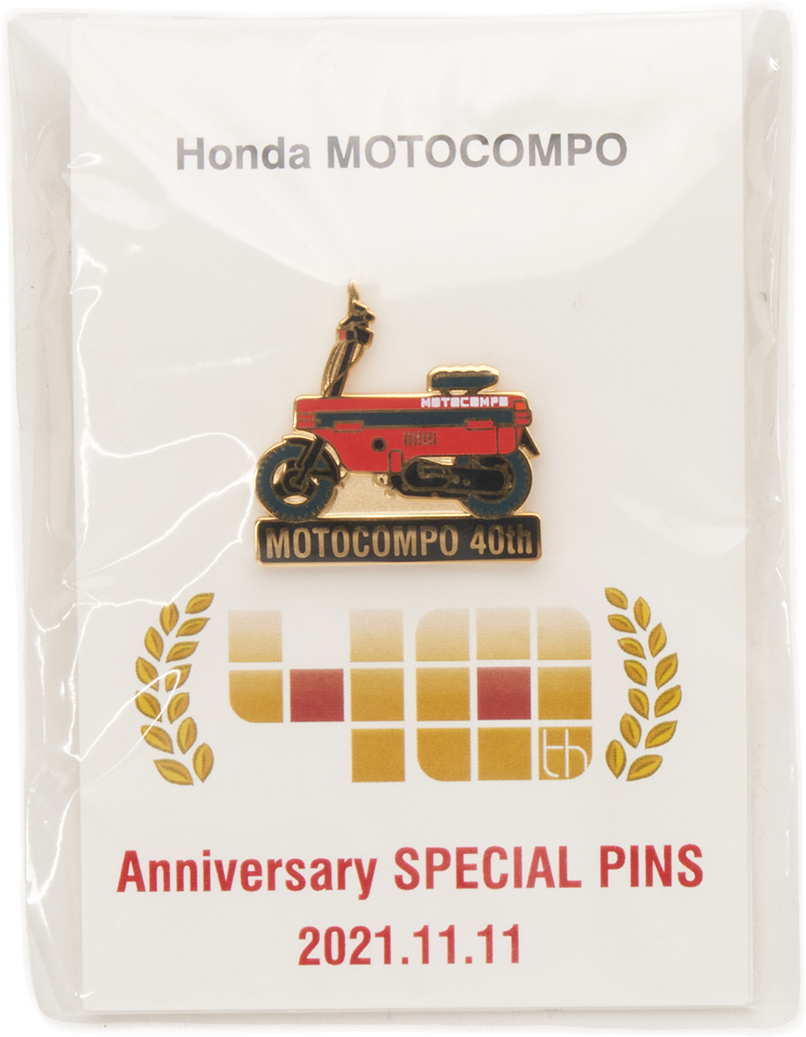 Pin's Motocompo anniversary rouge 2021.11.11