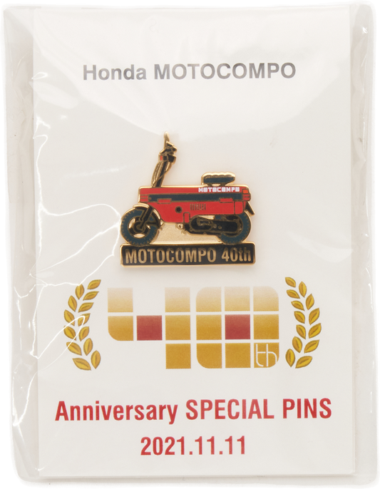 Pin's Motocompo anniversary rouge 2021.11.11
